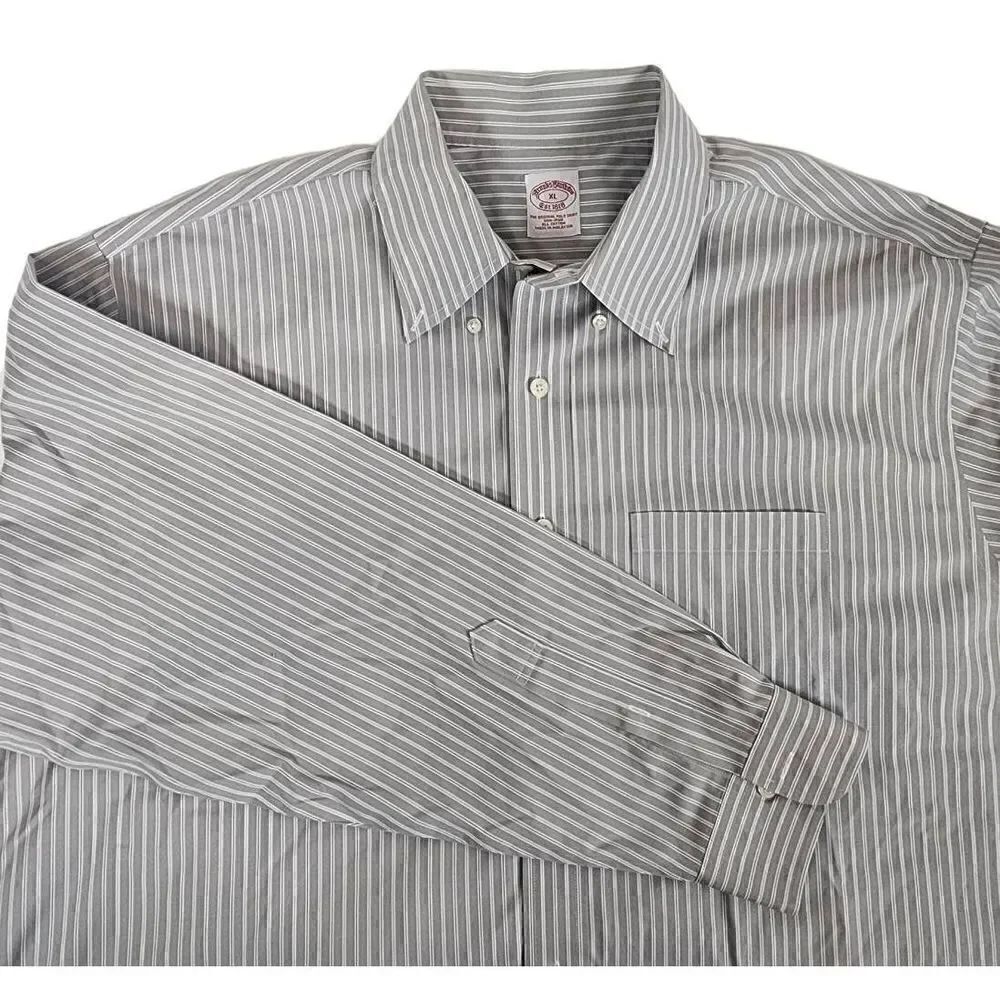 Brook Brothers Long-Sleeve Button-up Dress Shirt Men's Size XL